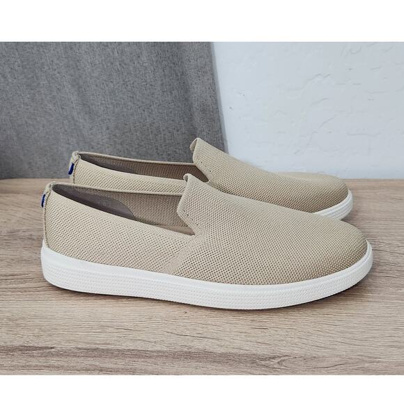 Rothy's The Ravello Slip On Sneaker Men's Size 8 Casual Shoes Tan Wheat Knit - Picture 2 of 11